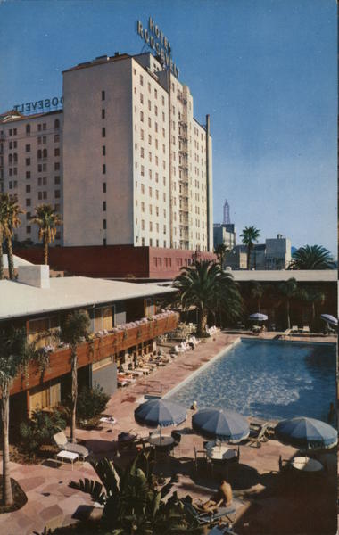 Roosevelt Hotel and Promenade Hollywood California