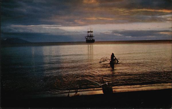 Tahitian Evening, Scene from Mutiny on the Bounty