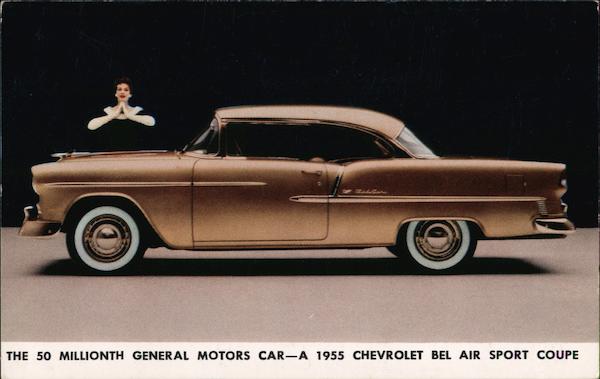 The 50 Millionth General Motors Car - a 1955 Chevrolet Bel Air Sport Coupe