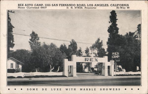 Rex Auto Camp Los Angeles California