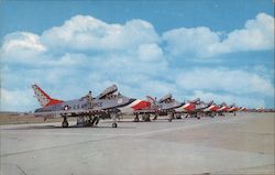 Thunderbirds, Langley Air Force Base   Postcard