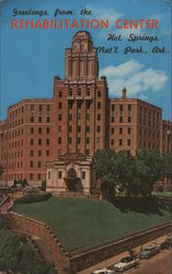 Hot Springs Rehabilitation Center Postcard