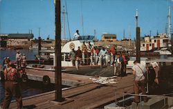 Happy Fisherman Westport, WA Postcard Postcard Postcard