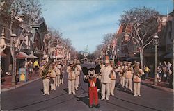 Mickey Mouse and Disneyland Band, Disneyland, THe Magic Kingdom Postcard