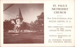 St. Paul's Methodist Church Postcard