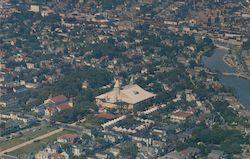 Aerial View of the Auditorium Postcard