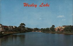 Wesley Lake Asbury Park, NJ Postcard Postcard Postcard