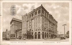 Hotel Pfister Milwaukee, WI Postcard Postcard Postcard