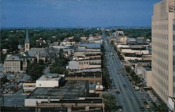 Bird's Eye View of West College Avenue Appleton, WI Postcard Postcard Postcard