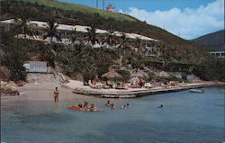 Carib Beach Hotel St. Thomas, U.S. Virgin Islands Caribbean Islands Postcard Postcard Postcard