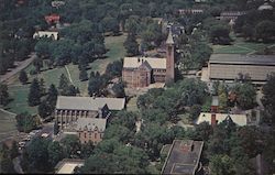 Libraries and Willard Straight Hall, Cornell University Postcard