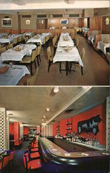 Black Angus Restaurant Postcard