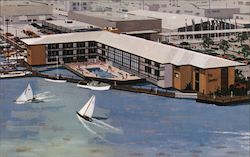 The Boatel Motor Lodge Postcard