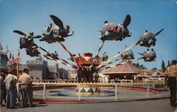 Dumbo Ride Postcard