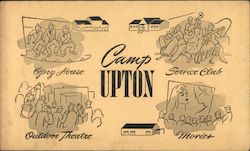 Camp Upton Some of the Special Service Activities for the Entertainment of Soldiers Postcard