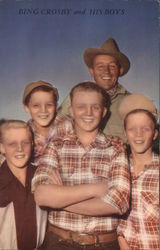 Big Crosby and His Boys Postcard