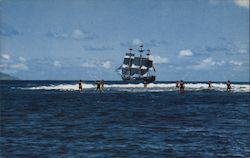 Bounty in the Tahitian Surf Boats, Ships Postcard Postcard Postcard