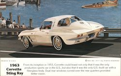 1963 Corvette Sting Ray Postcard