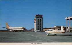 San Jose Municipal Airport Postcard