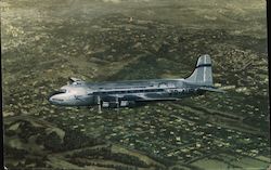 South African Airways' Skymaster over Johannesburg Postcard