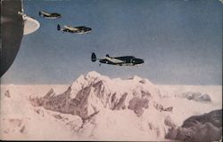 Lockheed Hudsons over Mt. McKinley Postcard
