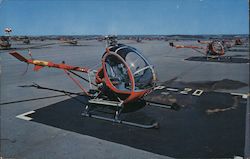 Hughes TH-55 Helicopter Postcard