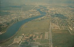 An Aerial View of Freeport Texas Postcard Postcard Postcard