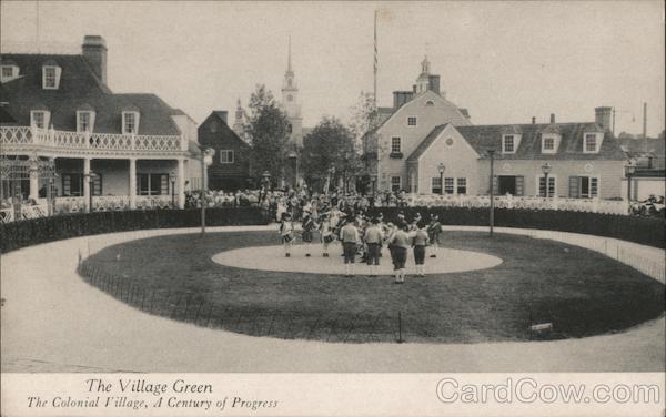 The Village Green, A Colonial Village, A Century of Progress, Chicago