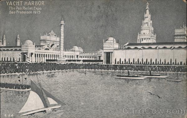 Yacht Harbor - The Panama-pacific International Exposition - San Francisco 1915