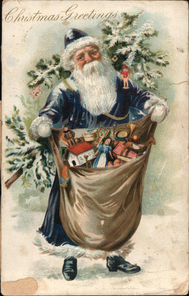 Christmas Greetings Santa Claus