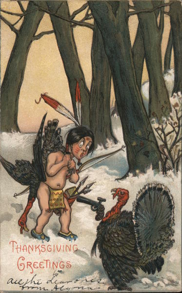 Thanksgiving Greetings Turkeys