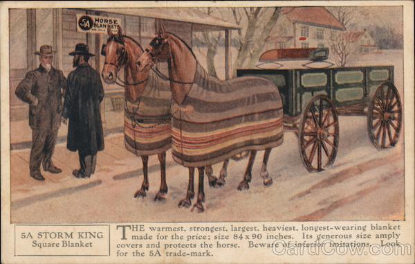 5A Horse Blankets Advertising