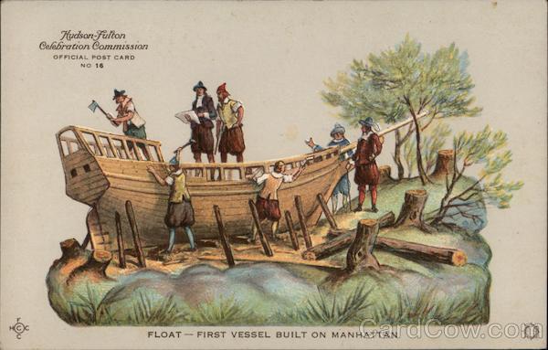 Float-First Vessel Built on Manhattan 1909 Hudson-Fulton Celebration