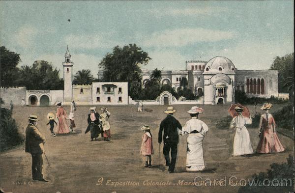 Exposition Colonaile, Marseille, 1906, Palais de la Tuniste
