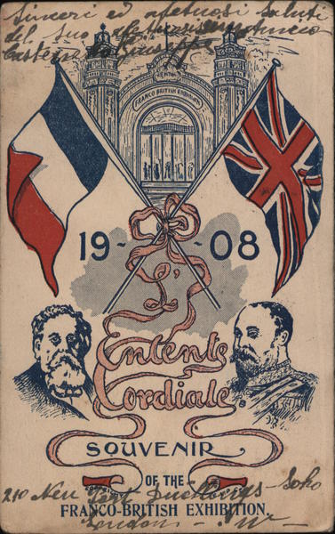 Entente Cordiale Souvenir of the Franco-British Exhibition, 1908