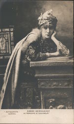 Sara Bernhardt as "Adrienne Le Couvreur" Postcard