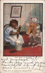 Busy Bears on Saturday Postcard
