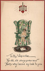 To My Valentine Postcard