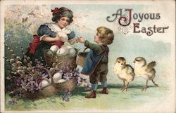 A Joyous Easter Postcard