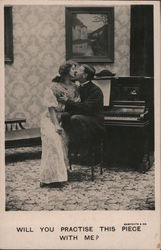 Will You Practice this Piece with Me? Postcard
