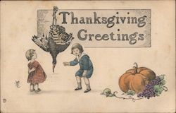 Thanksgiving Greetings Postcard