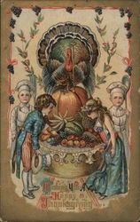 Wishing You a Happy Thanksgiving Postcard