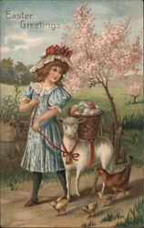 Easter Greetings Postcard