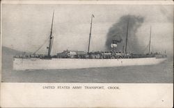 United States Army Transport, Crook Ships Postcard Postcard Postcard