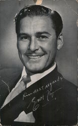 Errol Flynn -- Warner Bros. Pictures Postcard