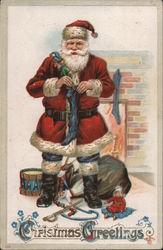 Christmas Greetings Postcard