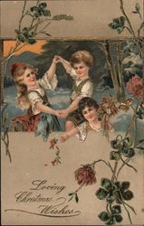 Loving Christmas Wishes Postcard