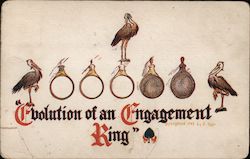 Evolution of an Engagement Ring Postcard