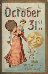 October 31st. Halloween Postcard Postcard Postcard