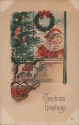 Christmas Greetings Postcard